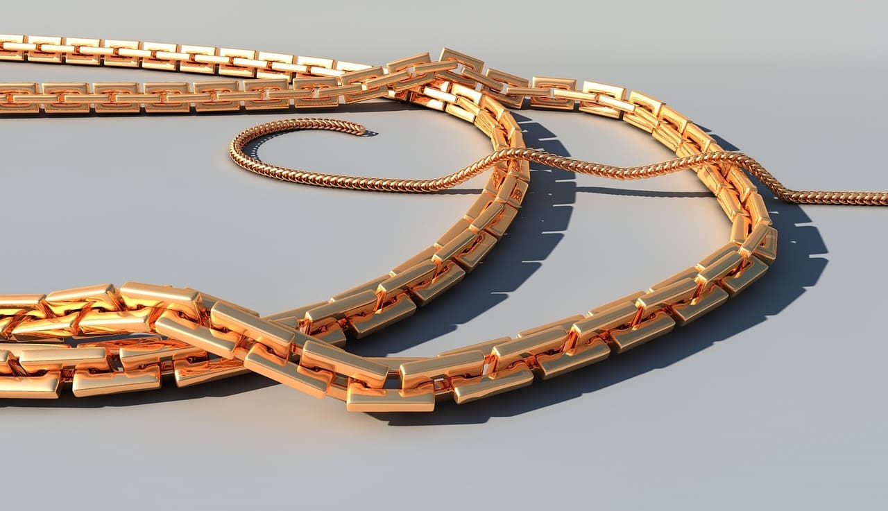 Conjunto de Cadenas de Oro